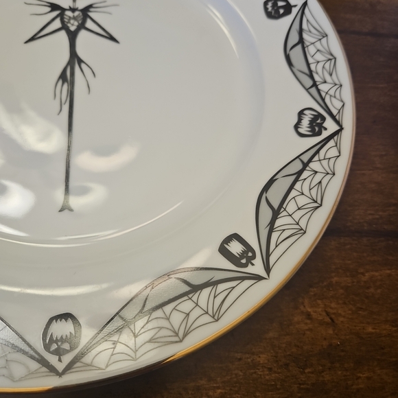 Disney ZRIKE Nightmare Before Christmas Dinner Plates Jack Halloween Set Of 4 - Picture 4 of 5